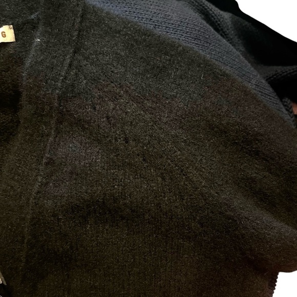 AlexaChung Black Chandra Cashmere Silk Cropped Cardigan NWT Large - Picture 14 of 14